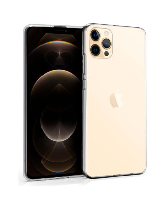 Capa de silicone COOL para iPhone 12 Pro Max (transparente)