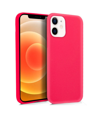 Capa de silicone COOL para iPhone 12 mini (rosa)