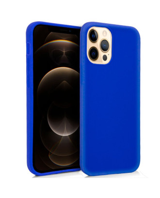 Capa de silicone COOL para iPhone 12 Pro Max (azul)