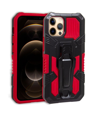 Capa COOL para iPhone 12 Pro Max Hard Clip Vermelho Capa COOL para iPhone 12 Pro Max Hard Clip Vermelho