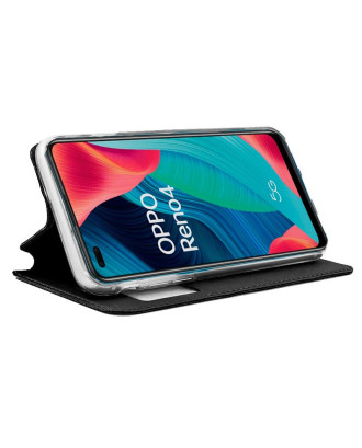 Capa Flip Cover COOL para Oppo Reno 4 Preto