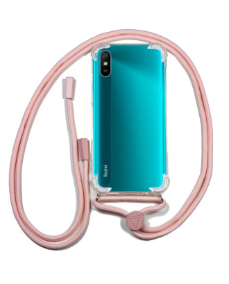 Capa COOL para Xiaomi Redmi 9A / 9AT Cordão Rosa