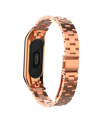 Correia COOL para Xiaomi Mi Band 5 / Mi Band 6 / Amazfit Band 5 Steel Rose Gold