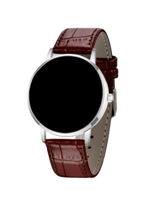 Correia Universal 20mm Amazfit Bip / GTS / Bip Lite / Huawei / Samsung / COOL Couro Sintético Marrom