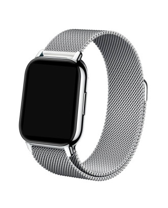 Correia Universal 20mm Amazfit Bip / GTS / Bip Lite / Huawei / Samsung / COOL Metal Prata
