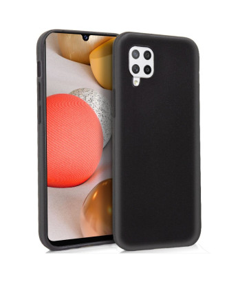 Capa de silicone COOL para Samsung A426 Galaxy A42 5G (preta)