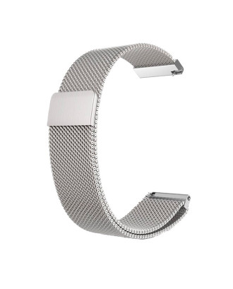 Correia Universal 22mm Amazfit GTR / Stratos / Huawei / Samsung / COOL Metal Prata