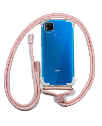 Capa COOL para Xiaomi Redmi 9C / 10A Cordão Rosa