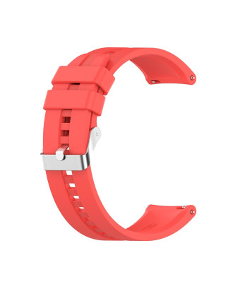Correia Universal 22mm Amazfit GTR / Stratos / Huawei / Samsung / COOL Borracha Vermelho
