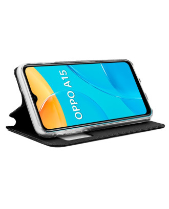 Capa Flip Cover COOL para Oppo A15 / A15s Preto