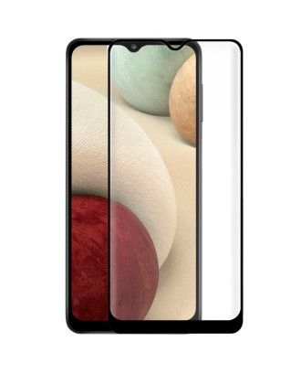 Protetor de ecrã de vidro temperado COOL para Samsung A125 Galaxy A12 / M12 / A13 / A03 / M33 5G (FULL 3D Preto)