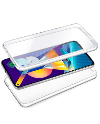 Capa COOL de Silicone 3D para Samsung M115 Galaxy M11 / A11 (frente e verso transparentes) Capa COOL de Silicone 3D para Samsung M115 Galaxy M11 / A11 (frente e verso transparentes)