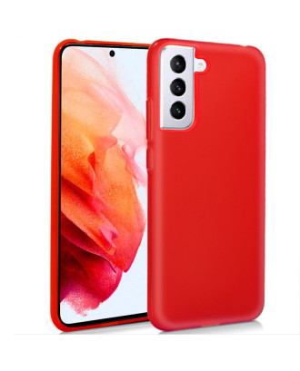 Capa de silicone COOL para Samsung G990 Galaxy S21 (vermelha)