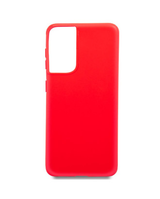 Capa de silicone COOL para Samsung G998 Galaxy S21 Ultra (vermelha)
