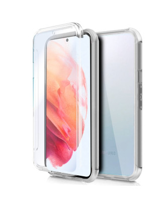 Capa COOL de Silicone 3D para Samsung G990 Galaxy S21 (frente e verso transparentes) Capa COOL de Silicone 3D para Samsung G990 Galaxy S21 (frente e verso transparentes)