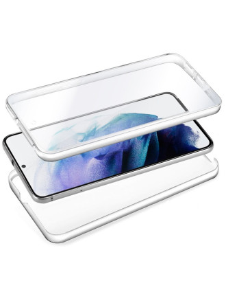 Capa COOL de Silicone 3D para Samsung G996 Galaxy S21 Plus (frente e verso transparentes) Capa COOL de Silicone 3D para Samsung G996 Galaxy S21 Plus (frente e verso transparentes)