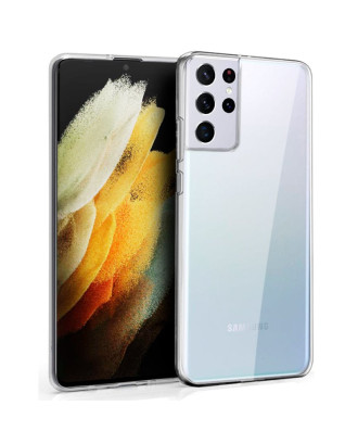 Capa de silicone COOL para Samsung G998 Galaxy S21 Ultra (transparente)