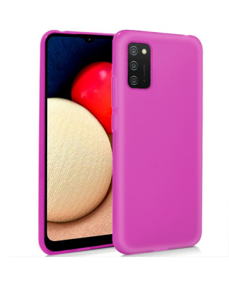 Capa de silicone COOL para Samsung A025 Galaxy A02s (rosa)