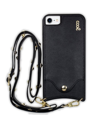 Capa COOL para iPhone 7 / 8 / SE (2020) / SE (2022) Correia Pop-Rock Preto