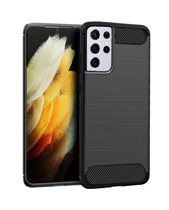 Capa COOL para Samsung G998 Galaxy S21 Ultra Carbono Preto