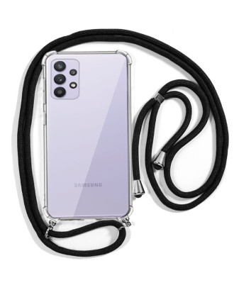 Capa COOL para Samsung A326 Galaxy A32 5G Cordão Preto