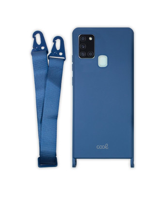 Capa COOL para Samsung A217 Galaxy A21s Fita Azul