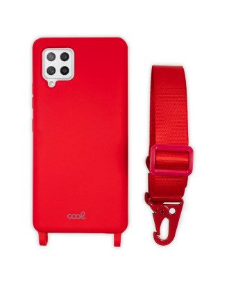 Capa COOL para Samsung A426 Galaxy A42 5G Fita Vermelho