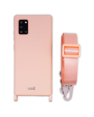 Capa COOL para Samsung A315 Galaxy A31 Fita Rosa