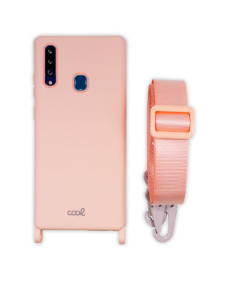 Capa COOL para Samsung A207 Galaxy A20s Fita Rosa
