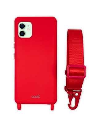 Capa COOL para iPhone 12 / 12 Pro Fita Vermelho Capa COOL para iPhone 12 / 12 Pro Fita Vermelho