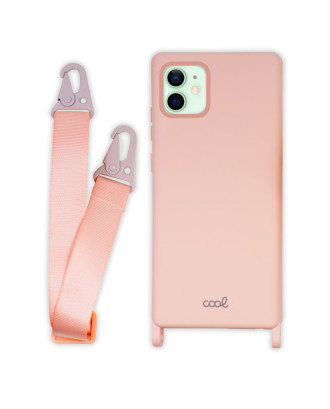Capa COOL para iPhone 12 / 12 Pro Fita Rosa Capa COOL para iPhone 12 / 12 Pro Fita Rosa