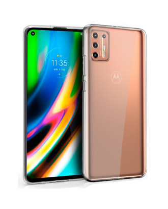 Capa de silicone COOL para Motorola Moto G9 Plus (transparente)