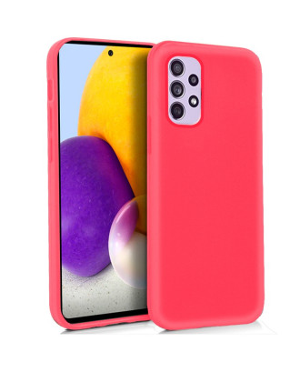 Capa de silicone COOL para Samsung A725 Galaxy A72 (rosa)