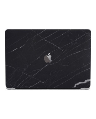 Protetor de vinil traseiro colorido para laptop Devia 15 '' mármore preto