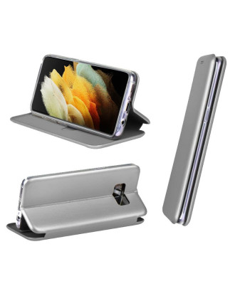 Capa Flip Cover COOL para Samsung G998 Galaxy S21 Ultra Elegance Prata