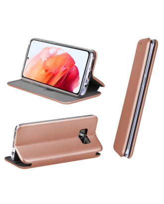 Capa Flip Cover COOL para Samsung G990 Galaxy S21 Elegance Rose Gold