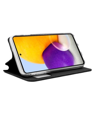 Capa Flip Cover COOL para Samsung A725 Galaxy A72 liso Preto