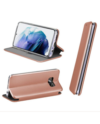 Capa Flip Cover COOL para Samsung G996 Galaxy S21 Plus Elegance Rose Gold