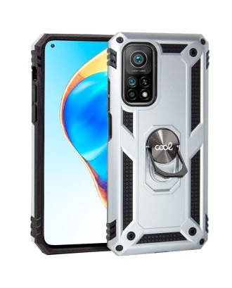 Capa COOL para Xiaomi Mi 10T / Mi 10T Pro Hard Ring Prata