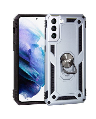 Capa COOL para Samsung G996 Galaxy S21 Plus Hard Ring Prata