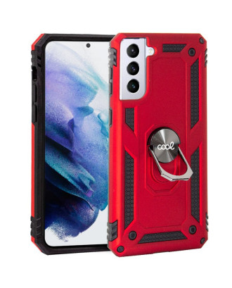 Capa COOL para Samsung G996 Galaxy S21 Plus Hard Ring Vermelho