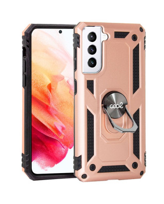 Capa COOL para Samsung G990 Galaxy S21 Hard Ring Rose Gold