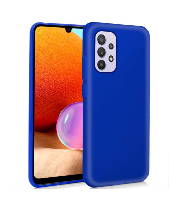 Capa de silicone COOL para Samsung A325 Galaxy A32 4G (azul)