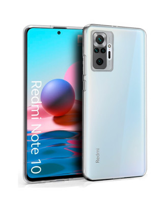 Capa de silicone COOL para Xiaomi Redmi Note 10 / Note 10s (transparente)