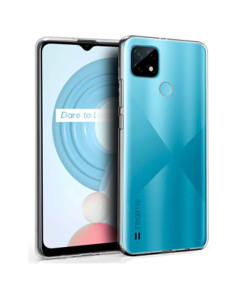 Capa de silicone COOL para Realme C21 (transparente)