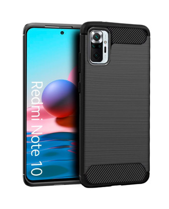 Capa COOL para Xiaomi Redmi Note 10 / Note 10s Carbono Preto