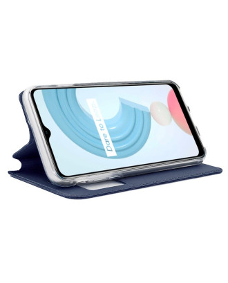 Capa Flip Cover COOL para Realme C21 Azul