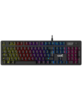 Teclado para PC Espanhol Cabo mecânico USB gaming COOL Austin Teclado para PC Espanhol Cabo mecânico USB gaming COOL Austin