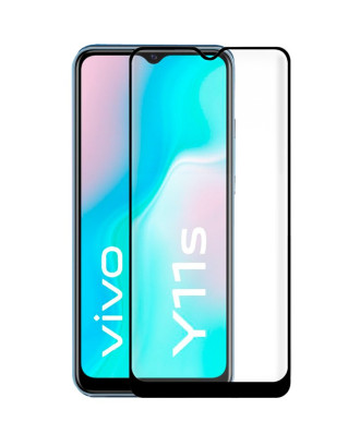Protetor de ecrã de vidro temperado COOL para Vivo Y11s / Y20s / Y21 / Y21s / Y33s / V2110 (FULL 3D Preto)