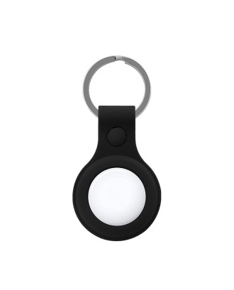 Porta-chaves de proteção COOL compatível com AirTag Silicone Preto